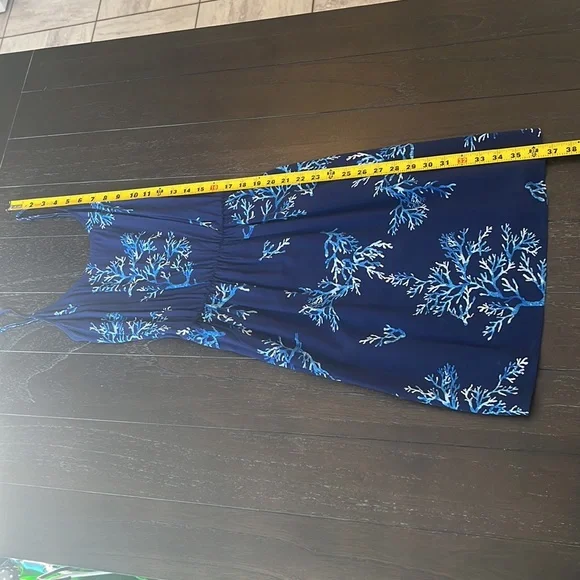 Old Navy Coral Print Spaghetti Strap Sleeveless Mini Dress - Picture 12 of 16